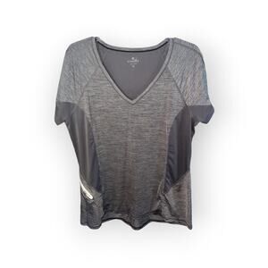 Athleta Forerunner Tee Shirt Womens XLPocket Activewear Lightweight EUC